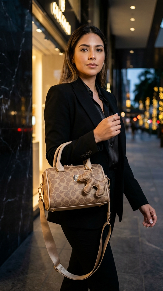 Bolso Boston Monogram Charcoal – BEISH